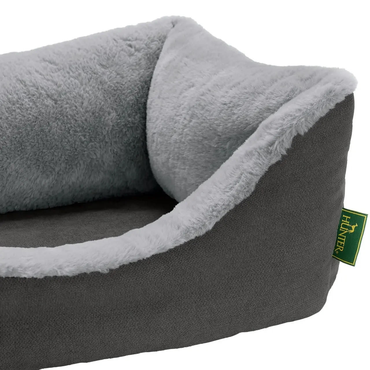 Hunter Ortopædisk Rockford hundeseng Medium 80x60 cm Grå